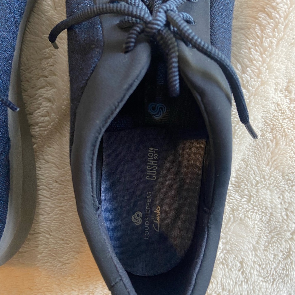 Clarks Blue Minimalist Sneakers - Picture 5 of 6